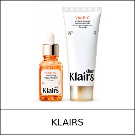 [KLAIRS] ★ Sale 5% ★ (n) Vitamin PDRN Bouncy Pore Serum 35ml + Vitamin Toning Barrier Cream 60g / 76450(5) / 51,800 won()