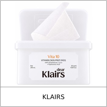 [KLAIRS] ★ Sale 5% ★ (n) Vitamin Skin Prep Pads 80 Pads (290ml) / 34250(4) / 27,000 won()