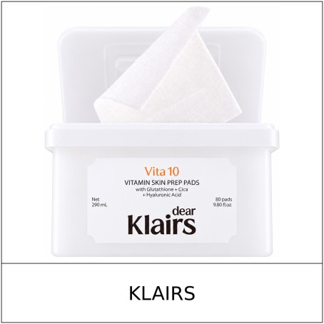[KLAIRS] ★ Sale 5% ★ (n) Vitamin Skin Prep Pads 80 Pads (290ml) / 34250(4) / 27,000 won()