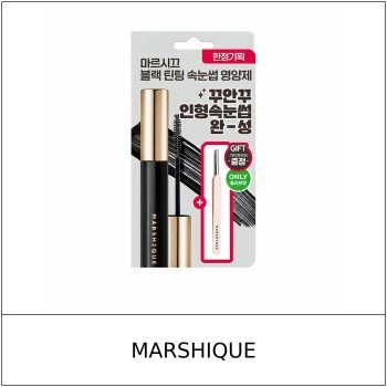 [MARSHIQUE] ★ Sale 5% ★ (oy) Enriched Vegan Black Eyelash Serum 7.5ml + Tweezers Gift Set / 42250(16) / 24,800 won()