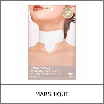 [MARSHIQUE] ★ Sale 5% ★ (oy) Wrinkle Repair Hydrogel Neck Patch 6g x 4 Patches / 71150(17) / 12,900 won()