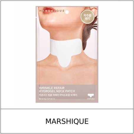 [MARSHIQUE] ★ Sale 5% ★ (oy) Wrinkle Repair Hydrogel Neck Patch 6g x 4 Patches / 71150(17) / 12,900 won()