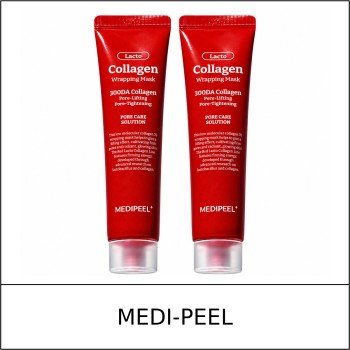 [MEDI-PEEL] ★ Sale 5% ★ (oy) Red Lacto Collagen Wrapping Mask Double Set (70mlx2ea) / 24350(6) / 38,000 won()