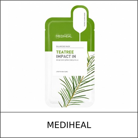 [MEDIHEAL] ★ Sale 5% ★ (oy) Teatree Impact In Balancing Mask 22ml / 7250(50) / 3,000 won()