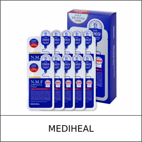 [MEDIHEAL] ★ Sale 5% ★ (oy) The N.M.F Ampoule Mask Original (27mlx10ea) 1 Pack / 7250(5) / 30,000 won()