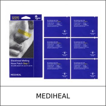 [MEDIHEAL] ★ Sale 5% ★ (oy) Blackhead Melting Clear Nose Patch Step 1 (3mlx6ea) 1 Pack / 0950(20) / 9,900 won()