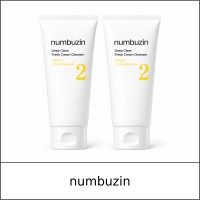 [NUMBUZIN] ★ Sale 10% ★ (oy) No.2 Deep Clean Fresh Cream Cleanser Double Set (120mlx2ea) / 62199(5) / 14,000 won()