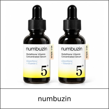 [NUMBUZIN] ★ Sale 10% ★ (oy) No.5 Glutathione Vitamin Concentrated Serum Double Set (30mlx2ea) / 41499(6) / 46,000 won()
