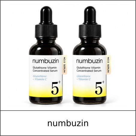 [NUMBUZIN] ★ Sale 10% ★ (oy) No.5 Glutathione Vitamin Concentrated Serum Double Set (30mlx2ea) / 41499(6) / 46,000 won()