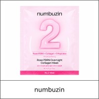 [NUMBUZIN] ★ Sale 10% ★ (oy) No.2 Rose PDRN Overnight Collagen Mask 37g / No Box(Case) / 4599(25) / 6,000 won()
