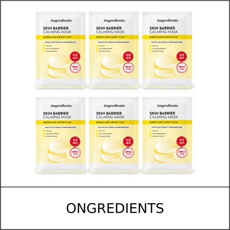 [ONGREDIENTS] ★ Sale 5% ★ (oy) Skin Barrier Calming Mask 27ml x 6 Sheets (5+1) / 8150(7) / 20,000 won()