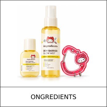 [ONGREDIENTS] ★ Sale 5% ★ (oy) Skin Barrier Glow Mist Hello Kitty Set 100ml + Lotion EX 30ml + Carabiner / 52250(5) / 25,000 won()