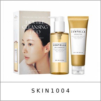 [SKIN1004] ★ Sale 10% ★ (oy) Madagascar Centella Double Cleansing Duo Set (Oil 200ml+Foam 125ml) 1 Pack / 83399(3) / 37,500 won()