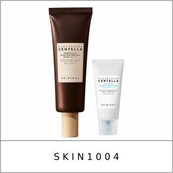 [SKIN1004] ★ Sale 10% ★ (oy) Madagascar Centella Probio-Cica Glow Sun Ampoule Set (50ml+Water-Fit Sun Serum 15ml) / 98199(11) / 21,000 won()