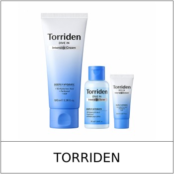 [Torriden] ★ Sale 5% ★ (oy) Dive-In Low Molecule Hyaluronic Acid Intensive Cream 100ml Set (+20ml Cream +50ml Toner) / 34250(4) / 27,000 won()