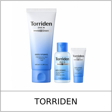 [Torriden] ★ Sale 5% ★ (oy) Dive-In Low Molecule Hyaluronic Acid Intensive Cream 100ml Set (+20ml Cream +50ml Toner) / 34250(4) / 27,000 won()