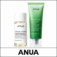 [ANUA] ★ Sale 5% ★ (oy) Heartleaf Travel Cleansing Set Oil 20ml + Foam 25ml / 0950(16) / 9,900 won()