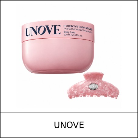 [UNOVE] ★ Sale 5% ★ (oy) Hydracoat Glow Hair Mask Rosy Aura Set 200ml + Hair Clip / 8150(4) / 20,000 won()