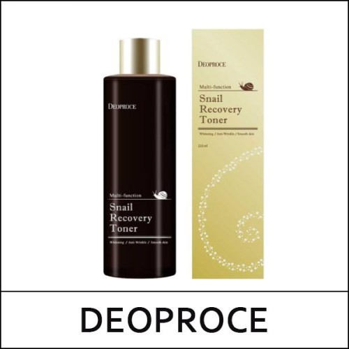 [DEOPROCE] (ov) Snail Recovery Toner 210ml / Box 20 / 5325(6) / 4,400 won(R)