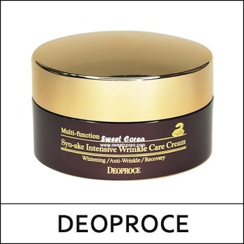 [DEOPROCE] (ov) Syn-ake Intensive Wrinkle Care Cream 100g / Box 60 / Syn ake / 37/0725(7) / 8,700 won(R)