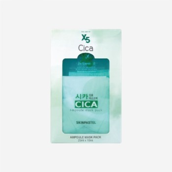[SKINPASTEL] (bo) Premium X5 Cica Ampoule Mask Pack (25ml*10ea) 1 Pack / 4202(5) / 4,000 won(R)