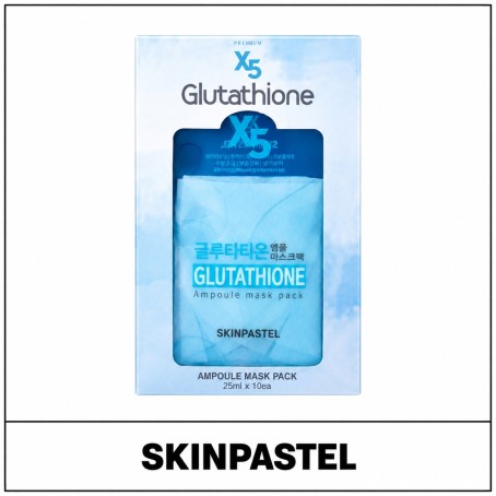 [SKINPASTEL] (bo) Premium X5 Glutathione Ampoule Mask Pack (25ml*10ea) 1 Pack / 4202(5) / 4,000 won(R)
