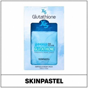 [SKINPASTEL] (bo) Premium X5 Glutathione Ampoule Mask Pack (25ml*10ea) 1 Pack / 4202(5) / 4,000 won(R)