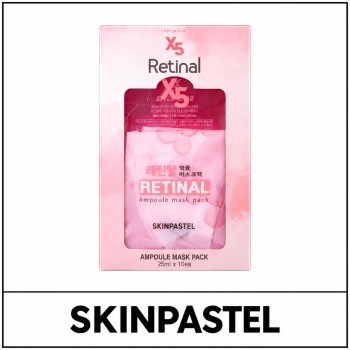 [SKINPASTEL] (bo) Premium X5 Retinal Ampoule Mask Pack (25ml*10ea) 1 Pack / 4202(5) / 4,000 won(R)