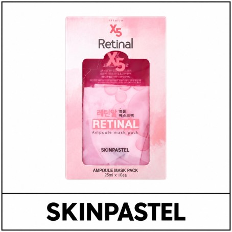 [SKINPASTEL] (bo) Premium X5 Retinal Ampoule Mask Pack (25ml*10ea) 1 Pack / 4202(5) / 4,000 won(R)