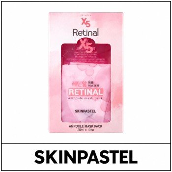 [SKINPASTEL] (bo) Premium X5 Retinal Ampoule Mask Pack (25ml*10ea) 1 Pack / 4202(5) / 4,000 won(R)