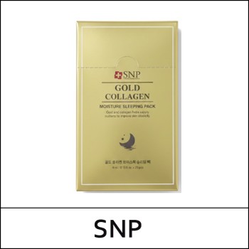 [SNP] (bo) Gold Collagen Moisture Sleeping Pack (4ml*20ea) 1 Pack / Box 30 / (j) 66(06)15(13) / 7,600 won(R)