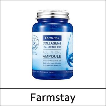 [Farmstay] (a) Collagen & Hyaluronic Acid All in One Ampoule 250ml / Box / 9415(4) / 5,600 won(R)