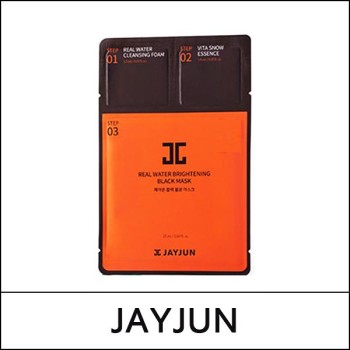 [JAYJUN] ★ Sale 72% ★ (bo) Real Water Brightening Black Mask (25ml*10ea) 1 Pack / 07/3715(4) / 30,000 won()