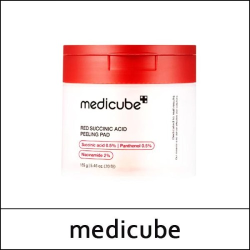 [medicube] (bo) Red Succinic Acid Peeling Pad 70ea(155g) / 281(561)50(5) / 18,700 won(R) / S