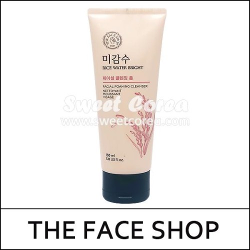 [THE FACE SHOP] ★ Sale 44% ★ (cu) Rice Water Bright Facial Cleansing Foam 150ml / (bo) 44/6415() / 9,000 won(8)
