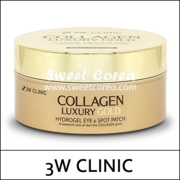 [3W Clinic] (b) Collagen Luxury Gold Hydrogel Eye & Spot Patch 90g(60ea) / Box 12/48 / 0615(8) / 6,900 won(R)