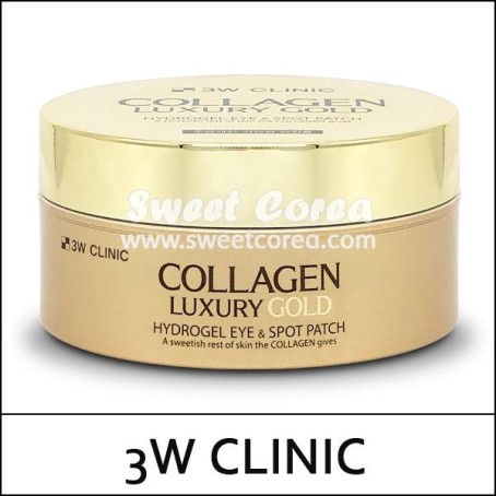 [3W Clinic] (b) Collagen Luxury Gold Hydrogel Eye & Spot Patch 90g(60ea) / Box 12/48 / 0615(8) / 6,900 won(R) / S