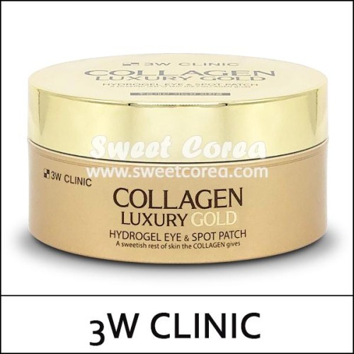 [3W Clinic] (b) Collagen Luxury Gold Hydrogel Eye & Spot Patch 90g(60ea) / Box 12/48 / 0615(8) / 6,900 won(R)