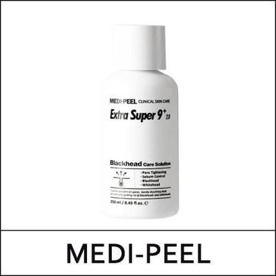 [MEDI-PEEL] (j) Extra Super 9 Plus 2.0 250ml / EXP 2026.09 / Box 50 / (boL) 701 / (ho) 911(801)99(6) / 7,000 won(R)
