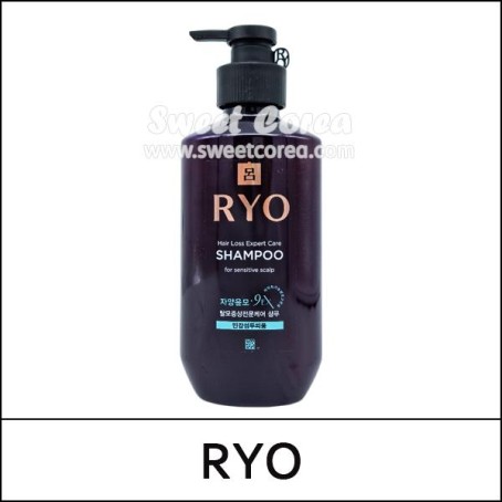 [RYO] (tt) Jayangyunmo 9EX Hair Loss Expert Care Shampoo For Sensitive Scalp 400ml / 자양윤모 / (b) 88/58 / (cu) 37/57 / 7715(3) / 8,800 won(R)