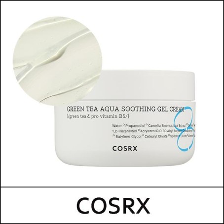 [COSRX] (bo) Hydrium Green Tea Aqua Soothing Gel Cream 50ml / EXP 2027.06 / Box 60 / (cu) 831 / (oy) / (j) 43150(11) / 6,000 won(R)