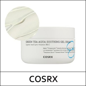 [COSRX] (bo) Hydrium Green Tea Aqua Soothing Gel Cream 50ml / EXP 2027.06 / Box 60 / (cu) 831 / (oy) / (j) 43150(11) / 6,000 won(R)