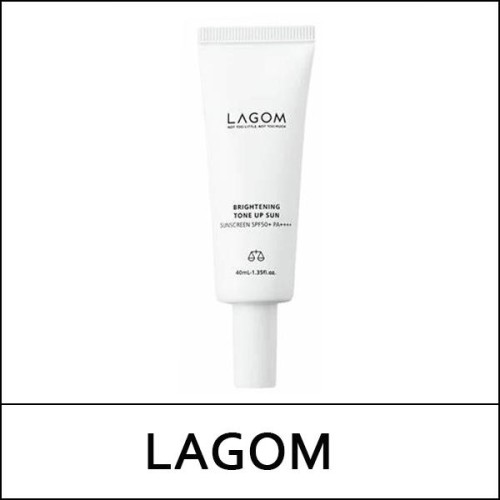 [LAGOM] (bo) Brightening Tone Up Sun 40ml / EXP 2026.05 / 79(88)99(16) / 5,400 won(R)
