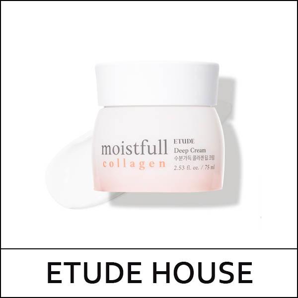[ETUDE HOUSE] ★ Sale 39% ★ (ttS) Moistfull Collagen Deep Cream 75ml / 딥 크림 / (cu) 972 / 54150(10) / 25,000 won() / S