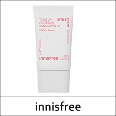 [innisfree] ★ Sale 49% ★ (ttL) Tone Up No Sebum Sunscreen EX 60ml / (cu) 68/01 / 2150(16) / 24,000 won(16)