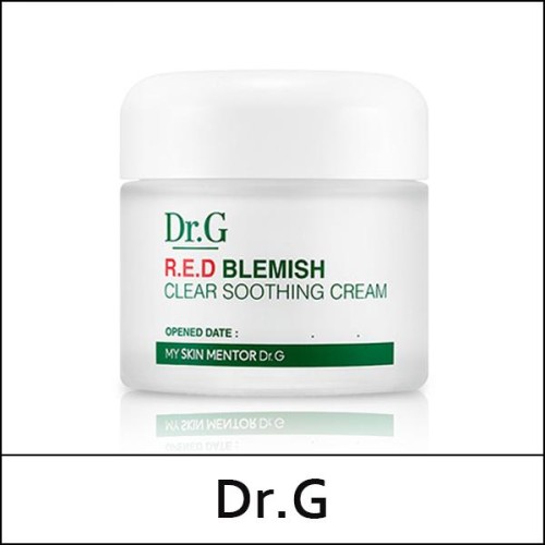 [Dr.G] ★ Sale 57% ★ (bo) R.E.D Blemish Clear Soothing Cream 70ml / RED Blemish / Box 40 / (tt)(cu) 171/621 / 751(241)/14115(6) / 38,000 won(6)