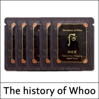 [The History Of Whoo] (sg) Gongjinhyang Neck & Face Sleeping Repair Mask 2.5ml*60ea(Total 150ml) / (sgL) / 611(501)/11(01)04(8) / 15,400 won(R) / S