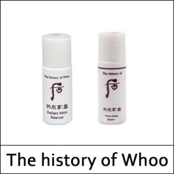 [The History Of Whoo] (sg) Gongjinhyang Seol Radiant White Mini 30Set (Balancer 5ml*30 + Emulsion 5ml*30) / 561(51)03(3) / 21,500 won(R)