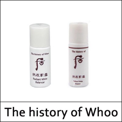 [The History Of Whoo] (sg) Gongjinhyang Seol Radiant White Mini 30Set (Balancer 5ml*30 + Emulsion 5ml*30) / 561(51)03(3) / 21,500 won(R)