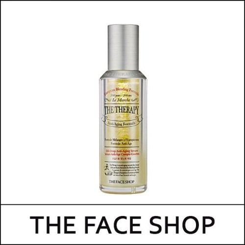 [THE FACE SHOP] (hp) The Therapy Oil Drop Anti-aging Facial Serum 45ml / EXP 2026.05 / 8199() / 5,000 won(R)
